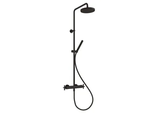 CROSS ROAD CRICR486 - Thermostatic shower mixer with overhead shower _ CRISTINA Rubinetterie